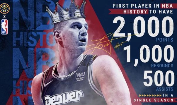 kaiyun-约基奇单季里程碑前无古人 竞逐MVP他愿顺其自然